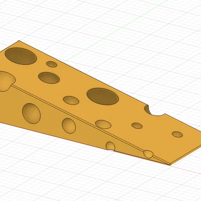 Chặn cửa hình miếng phô mai (Cheese Doorstop) độc đáo cho gia đình