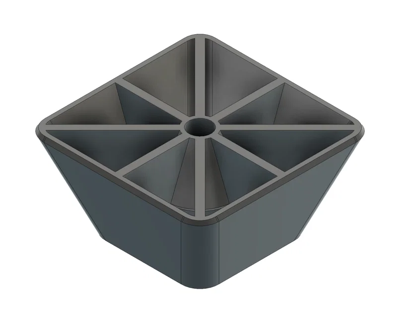 Mẫu chân đế nội thất đơn giản (Furniture Feet) in 3D dễ dàng - Image 3