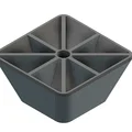 Mẫu chân đế nội thất đơn giản (Furniture Feet) in 3D dễ dàng - Thumbnail 3