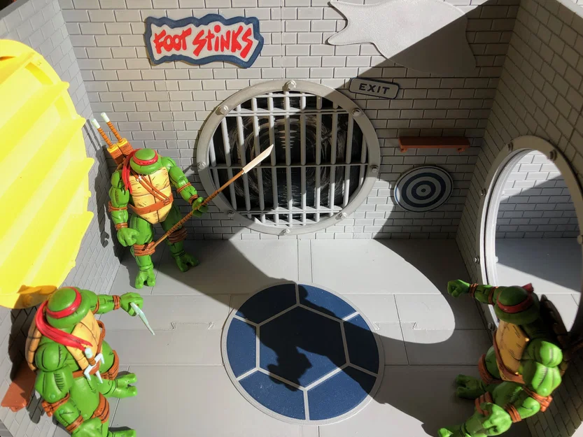 Phụ kiện Set 1 cho Teenage Mutant Ninja Turtles Sewer Diorama / Playset - Image 6