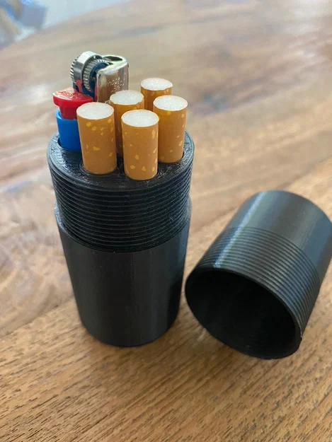 Hộp đựng thuốc lá kèm bật lửa - Image 4