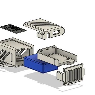 Vỏ (enclosure) tuỳ chỉnh cho ESP32 gắn tường