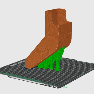 Máng xả Bambu Poop Chute