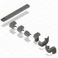 Máng đi dây (Cable Channel/Duct) với nhiều kiểu góc - Thumbnail 1