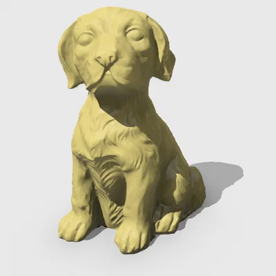 Mô hình chú chó in 3D tương thích lắp ráp với LEGO