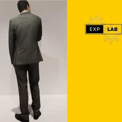 Mô hình người đàn ông mặc suit (A man in a suit) in 3D cao cấp