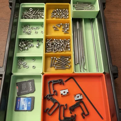 Hệ Gridfinity Storehouse(-finity) cho hộp STOREHOUSE 15 & 20 ngăn