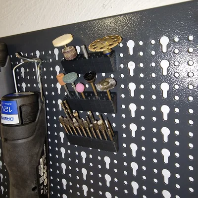 Giá treo mũi khoan Dremel cho bảng Küpper Pegboard cực gọn
