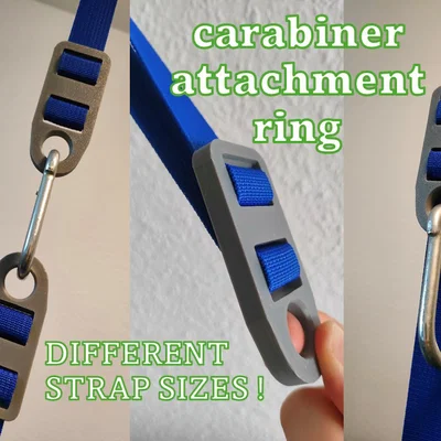 Vòng gắn carabiner cho dây đai (dọc) – nhiều kích cỡ khác nhau