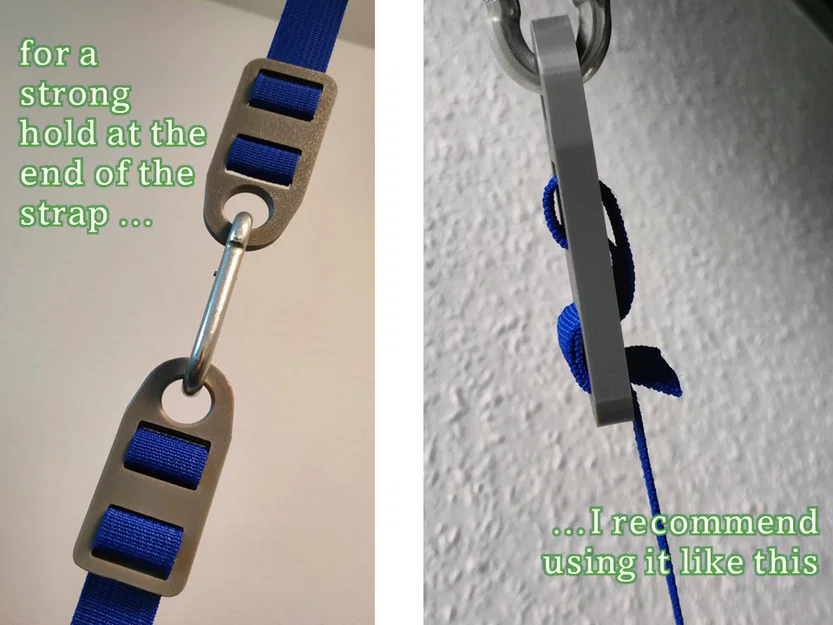 Vòng gắn carabiner cho dây đai (dọc) – nhiều kích cỡ khác nhau - Image 4