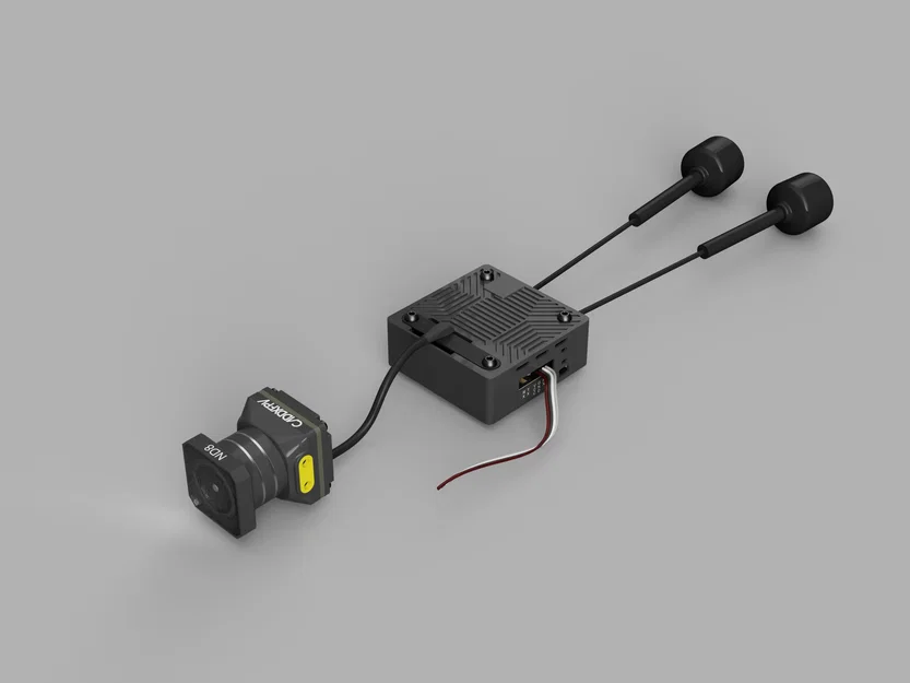 Mô hình 3D kỹ thuật Walksnail Avatar Moonlight 4K cho drone FPV - Image 1