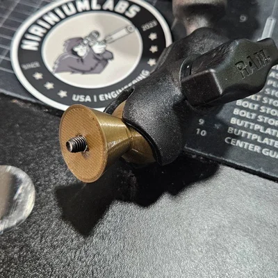 RAM Ball Mount 25mm/1 inch M5x20 cho Yaesu FTM-500/FTM-400, v.v.