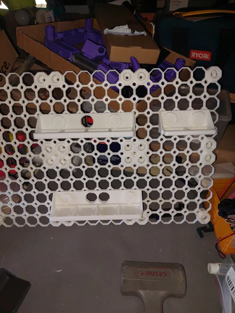 Kệ Gridfinity gắn nam châm cho tấm MultiBoard - Image 1