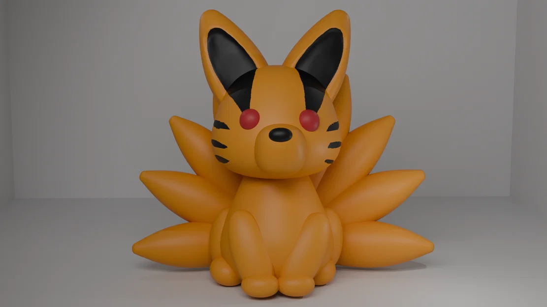 Mô hình 3D Kurama (Cửu Vĩ Hồ) từ series Naruto cực đáng yêu - Image 2