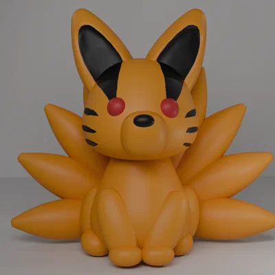 Mô hình 3D Kurama (Cửu Vĩ Hồ) từ series Naruto cực đáng yêu