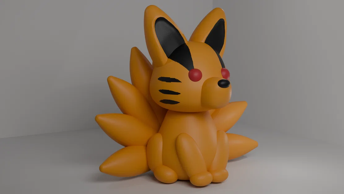 Mô hình 3D Kurama (Cửu Vĩ Hồ) từ series Naruto cực đáng yêu - Image 3