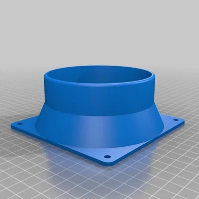Ống xả Enclosure - (quạt 120mm, ống dryer duct 4")