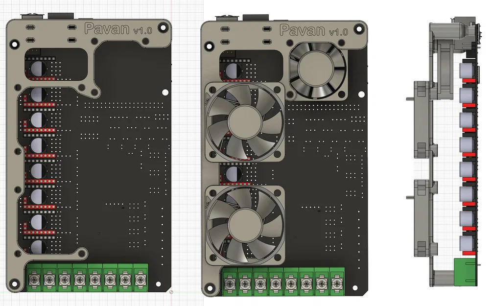 m8p Pavan – Ngàm quạt làm mát cho BTT Manta M8P - Image 1