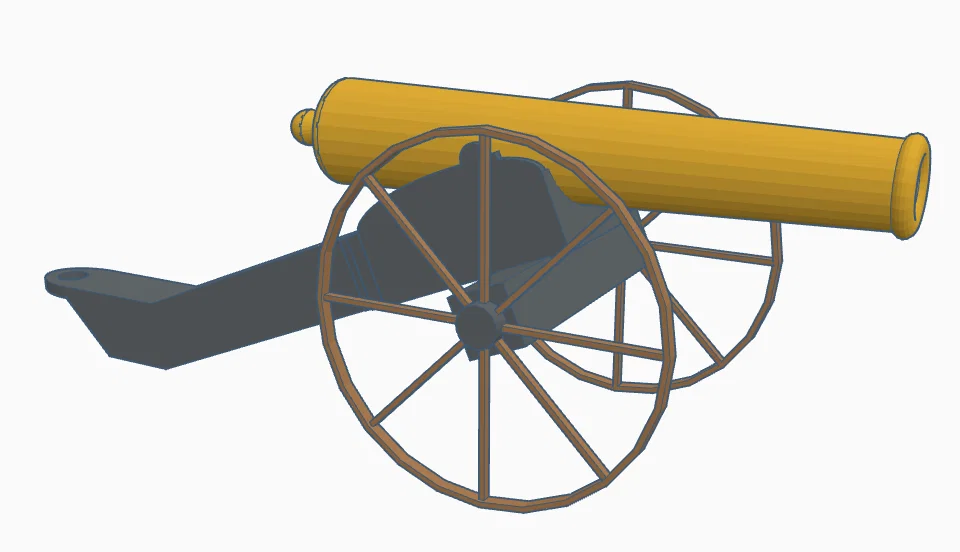 Mô hình đại bác thời chiến tranh cách mạng in 3D ấn tượng - Image 1