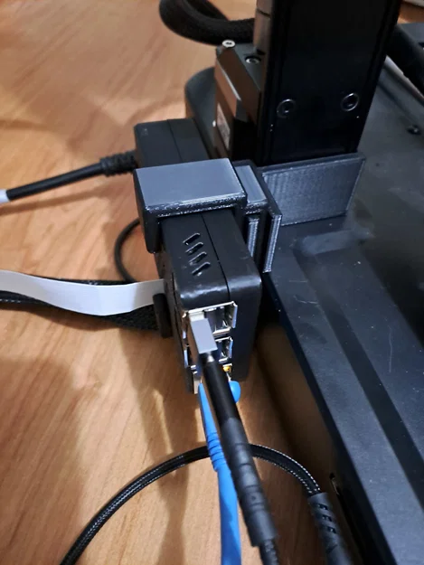 Ngàm gắn Raspberry Pi 3 cho máy in 3D Ender 3 V3 SE gọn gàng - Image 2