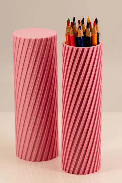 Hộp đựng bút cơ chế trượt (Pencil box with sliding mechanism / Stiftebox) - Image 1