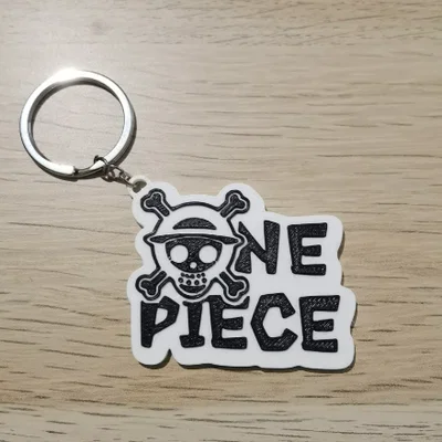 Móc khóa Logo One Piece (Keychain One Piece Logo)