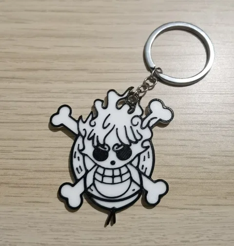 Móc khóa Luffy Gear 5 - One Piece (Mẫu 3D) - Image 1