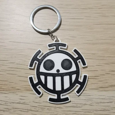 Móc khóa Logo Trafalgar Law - One Piece