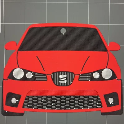 Móc khóa mô hình xe hơi Seat Ibiza 6L cực chất cho tín đồ yêu xe