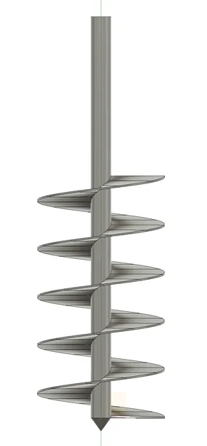 Mẫu trục xoắn ốc (Auger) 750mm cho dự án cơ khí DIY - Image 1