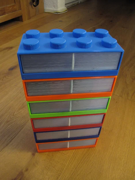 Ngăn kéo gạch LEGO Gridfinity xếp chồng (Stackable Gridfinity LEGO Brick Drawer) - Image 4