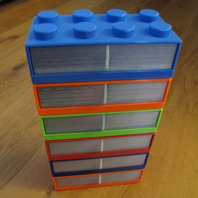 Ngăn kéo gạch LEGO Gridfinity xếp chồng (Stackable Gridfinity LEGO Brick Drawer)