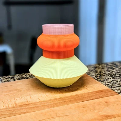 Bộ bình hoa trang trí in 3D Vase Mode độc đáo