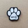 Móc khóa NFC hình bàn chân chó - Thumbnail 2