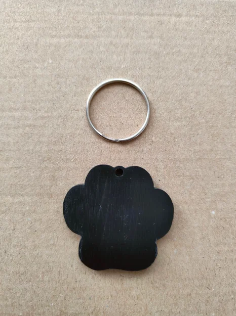 Móc khóa NFC hình bàn chân chó - Image 4