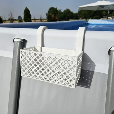 Khay treo đựng phụ kiện hồ bơi 60mm tiện ích (In 3D)