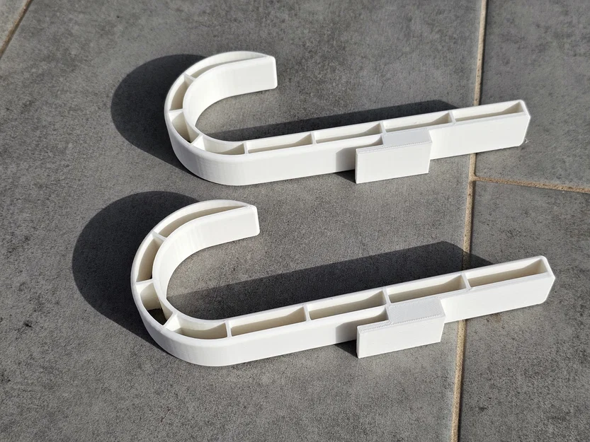 Khay treo đựng phụ kiện hồ bơi 60mm tiện ích (In 3D) - Image 2