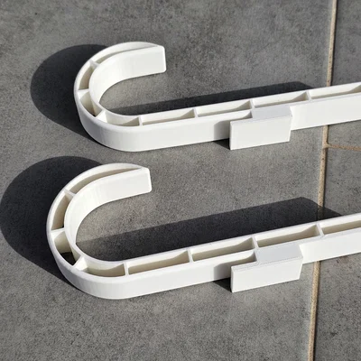 Khay treo đựng phụ kiện hồ bơi 60mm tiện ích (In 3D)