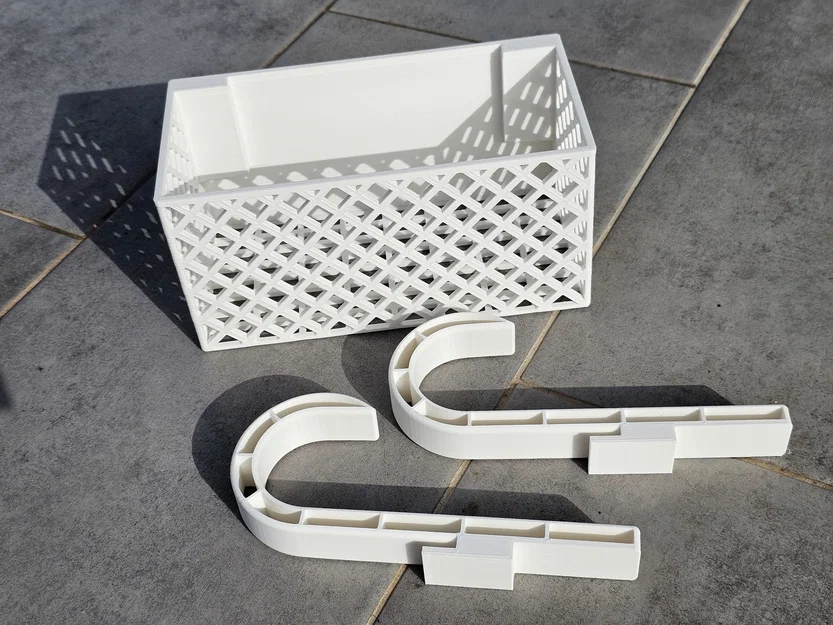Khay treo đựng phụ kiện hồ bơi 60mm tiện ích (In 3D) - Image 3