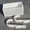 Khay treo đựng phụ kiện hồ bơi 60mm tiện ích (In 3D) - Thumbnail 3