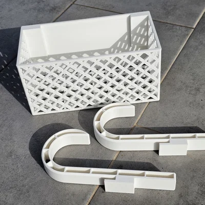 Khay treo đựng phụ kiện hồ bơi 60mm tiện ích (In 3D)