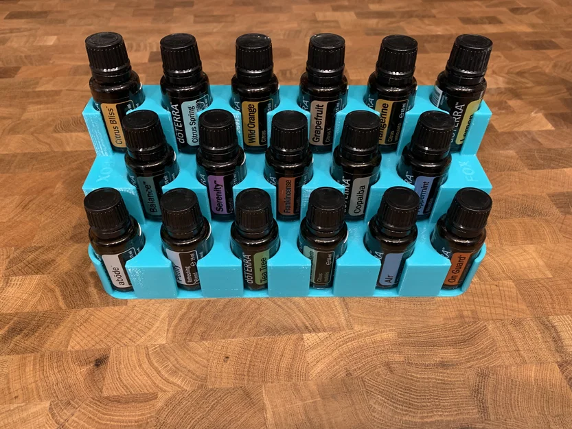 Khay đựng tinh dầu DoTerra 15ml (17 vị trí) in 3D tiện lợi - Image 1