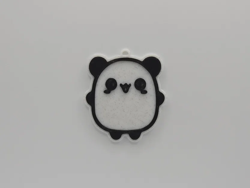 Móc khóa gấu trúc 3D siêu đáng yêu (Cute Panda Keychain) - Image 1