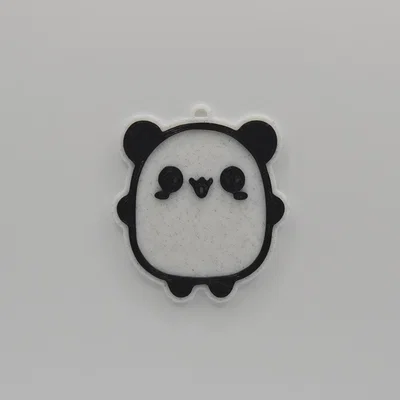 Móc khóa gấu trúc 3D siêu đáng yêu (Cute Panda Keychain)