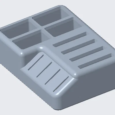 Khay Đựng USB và Thẻ Nhớ 3D - Gọn Gàng, Tiện Lợi Cho Bàn Làm Việc