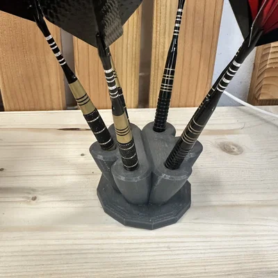 Đế cắm phi tiêu Dart Holder 6 vị trí in 3D gọn gàng