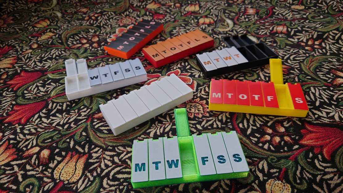 Hộp đựng thuốc (Boxes for pills) in nguyên khối - Image 1