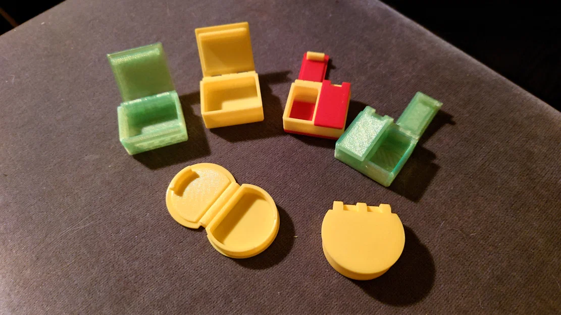 Hộp đựng thuốc (Boxes for pills) in nguyên khối - Image 7