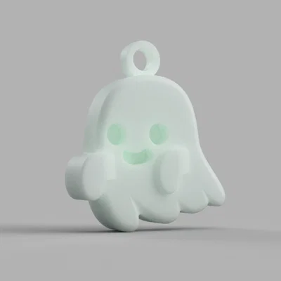 Móc Khóa Ma Halloween (Halloween Ghost Keychain)
