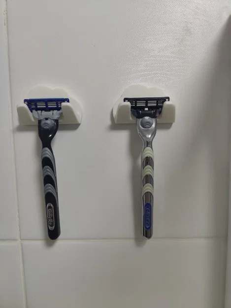 Giá treo tường cho dao cạo râu Gillette Mach3 tiện dụng - Image 1